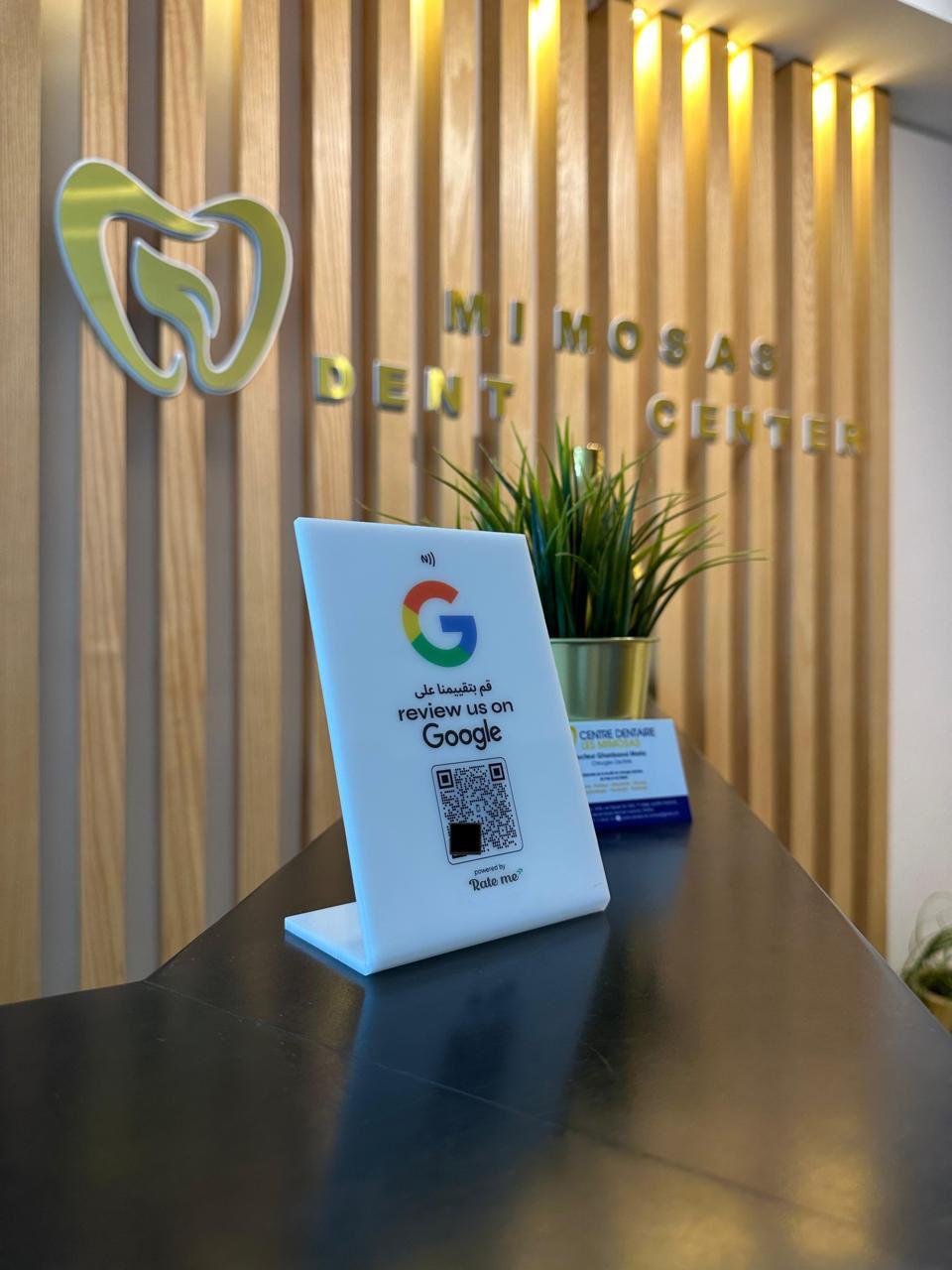 NFC Card and Stand Mockup